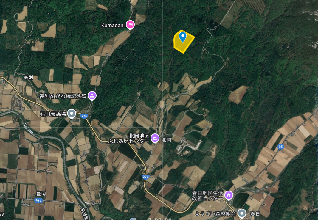  京極町字甲斐